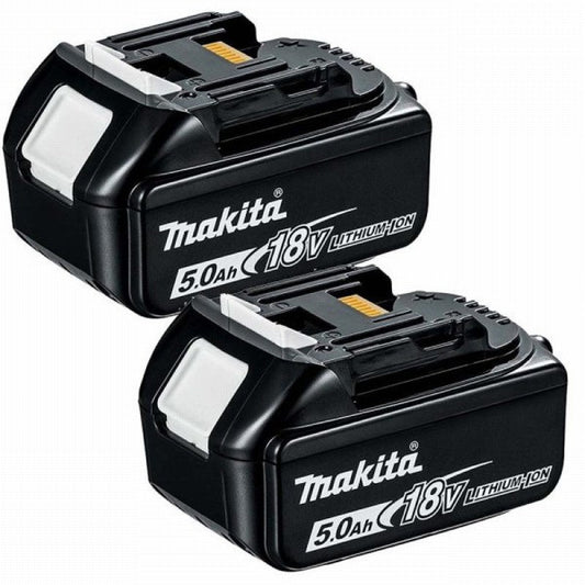 Makita DTM51Z 18V Cordless Multi-Tool – Includes 2x 5.0Ah BL1850B Batteries (Blue)