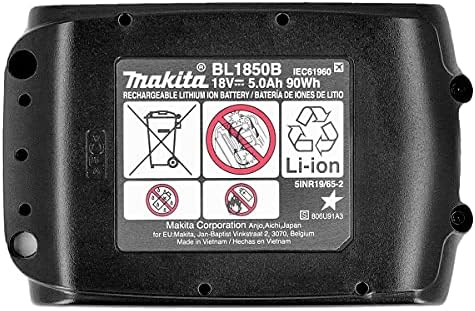 Makita BL1850 18V 5.0Ah Li-Ion LXT Batteries – 3-Pack