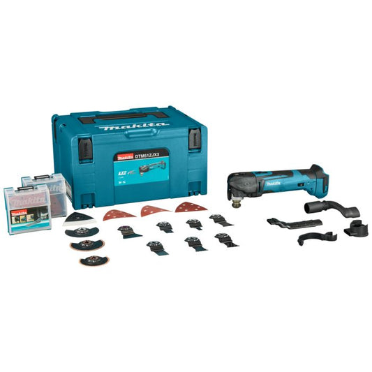 Makita DTM51ZJX3 18V LXT Cordless Multi-Tool – Bare Tool with Accessories